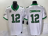 Men's Philadelphia Eagles #12 Randall Cunningham White 2023 F.U.S.E. Vapor Untouchable With C Patch Stitched Football Jersey,baseball caps,new era cap wholesale,wholesale hats
